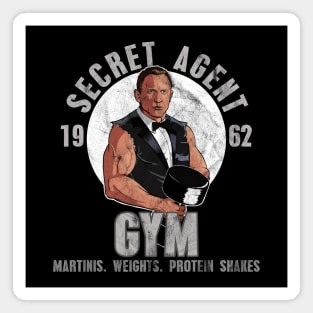 Secret Agent Gym Magnet